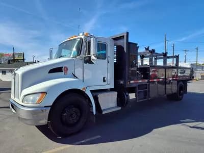 2018 Kenworth T370 Cable Reel Loader Truck Paccar PX-9 8.9 L Allison Auto Trans Low Miles 45k