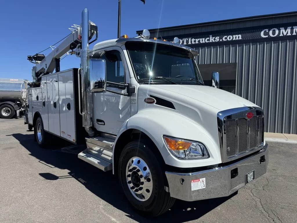 2027 Peterbilt 537 Mechanics Truck 12K Crane 29' Reach!