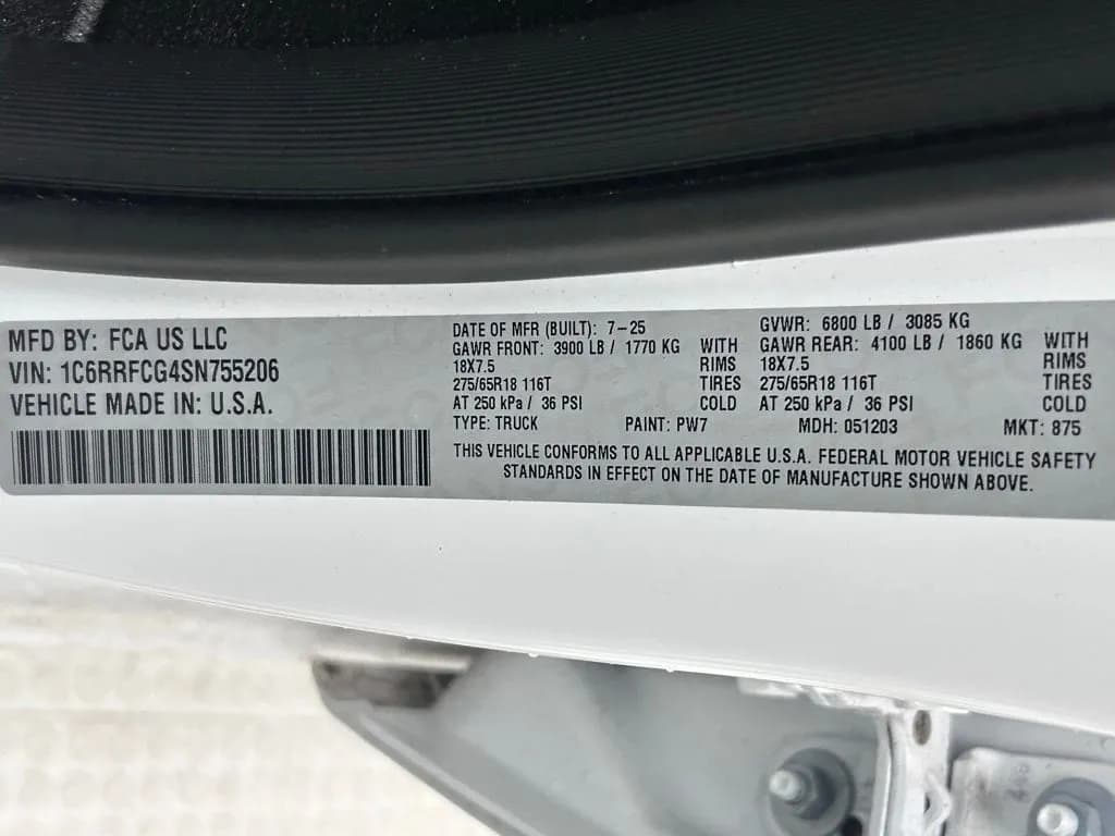 2025 Ram 1500