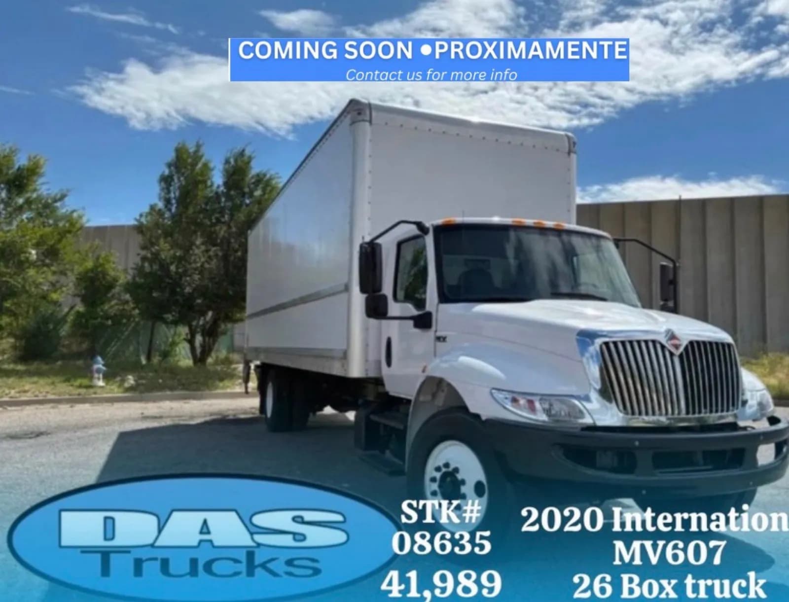 2020 International MV 607 26' - Box