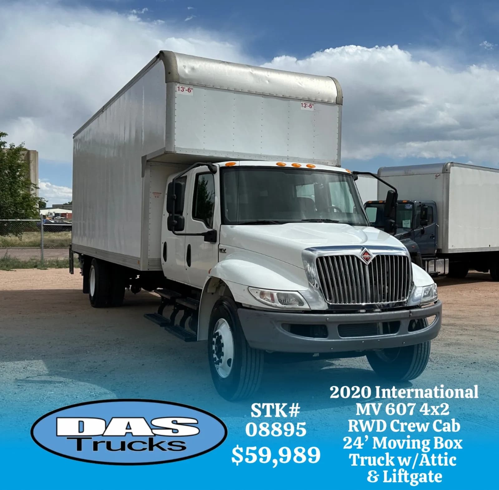 2020 International MV 607 24' Moving - Box