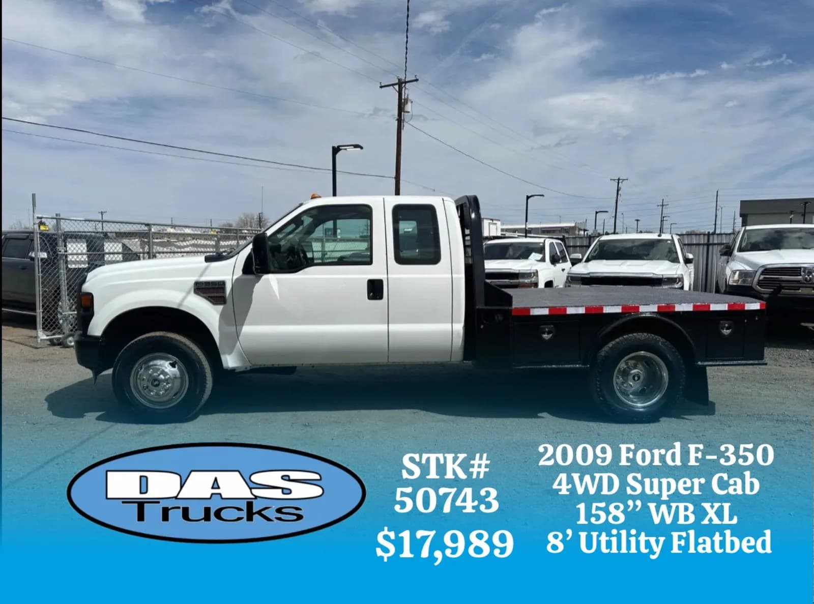 2009 Ford F-350 8' - Flatbed