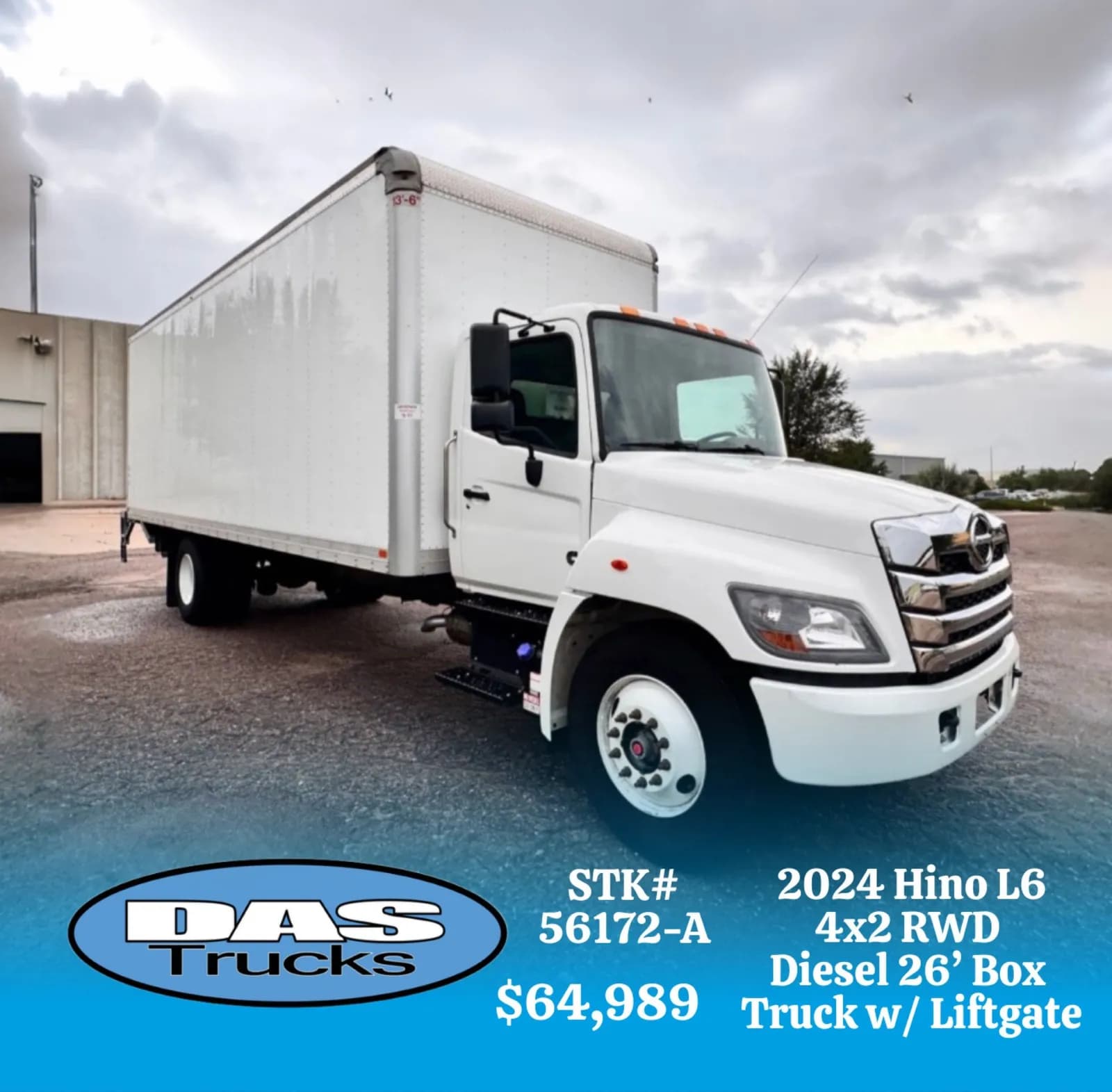 2024 Hino L6 26' - Box