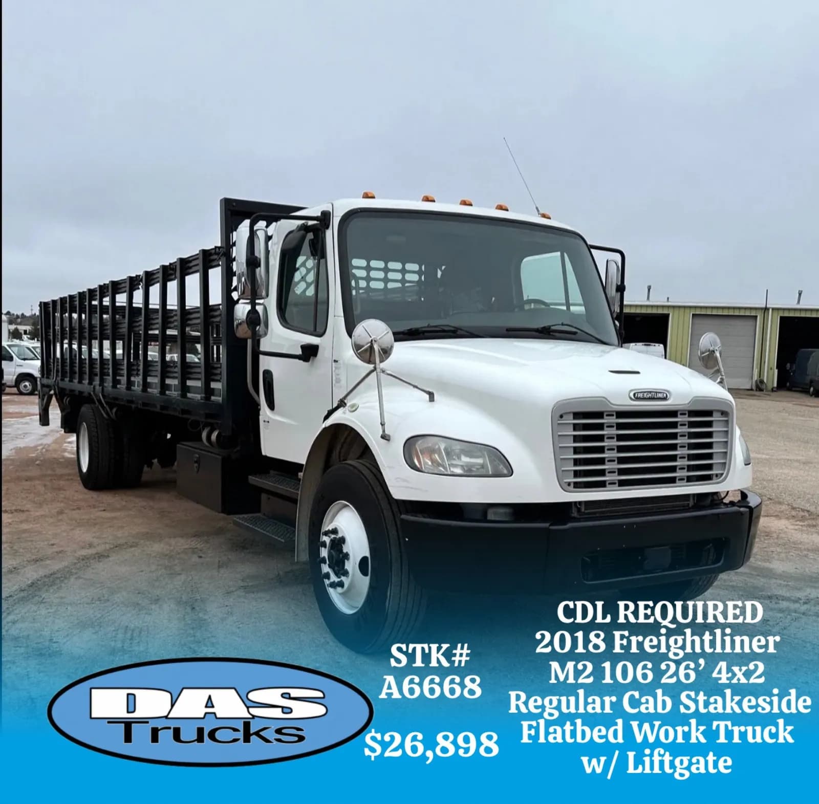 2018 Freightliner M2 106 - Stake