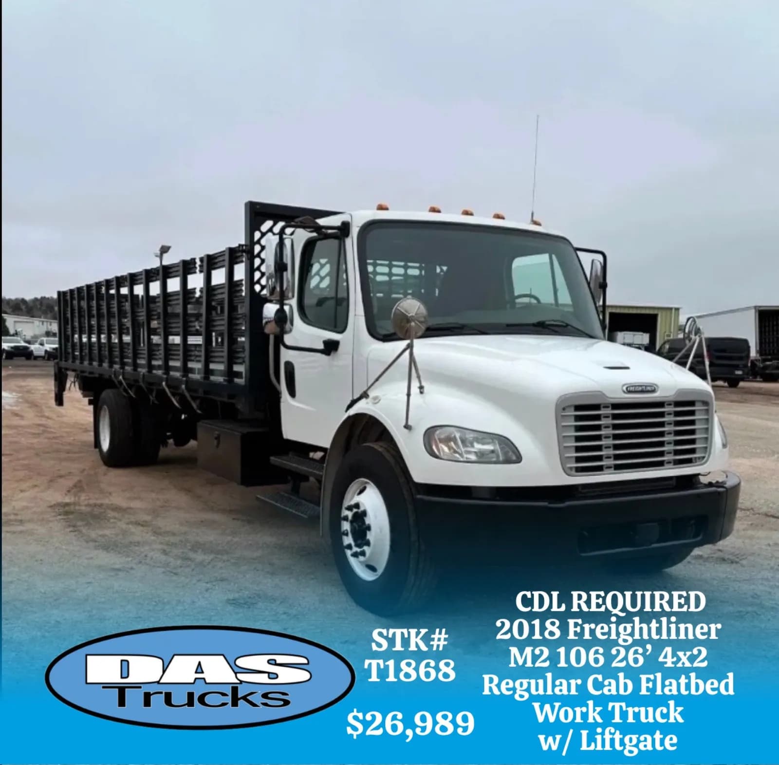 2018 Freightliner M2 106 - Stake