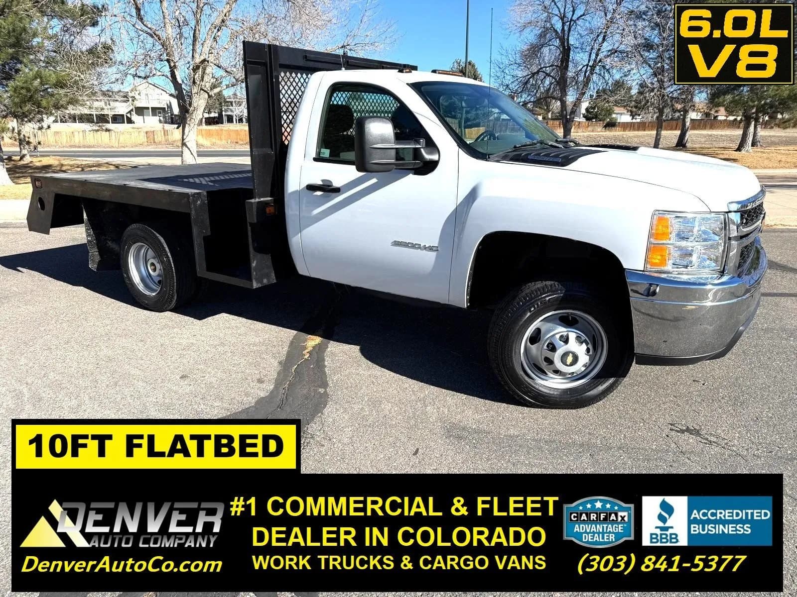2011 Chevrolet Silverado 3500HD Cha Work Truck - Flatbed